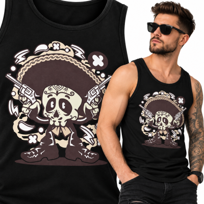 TANK TOP  ANIMOWANY  MARIACHI GUNNER